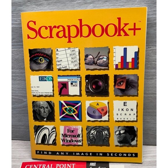 Scrapbook+ Version 2.2 Floppy Disk Software Instructions 1992 Central Point - Picture 2 of 11